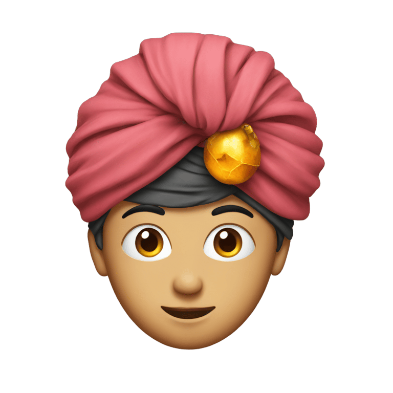 genmoji : Person with bomb wearing turban