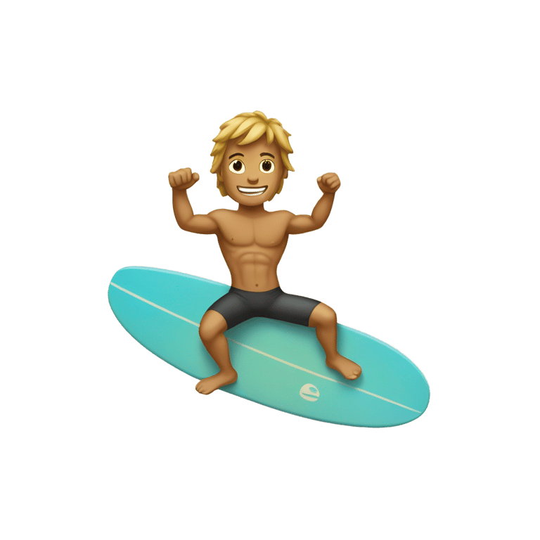 genmoji: Surfer dude