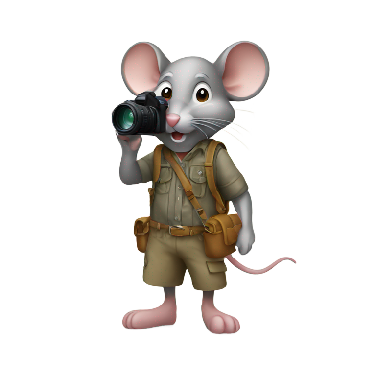 genmoji : Photographe de souris