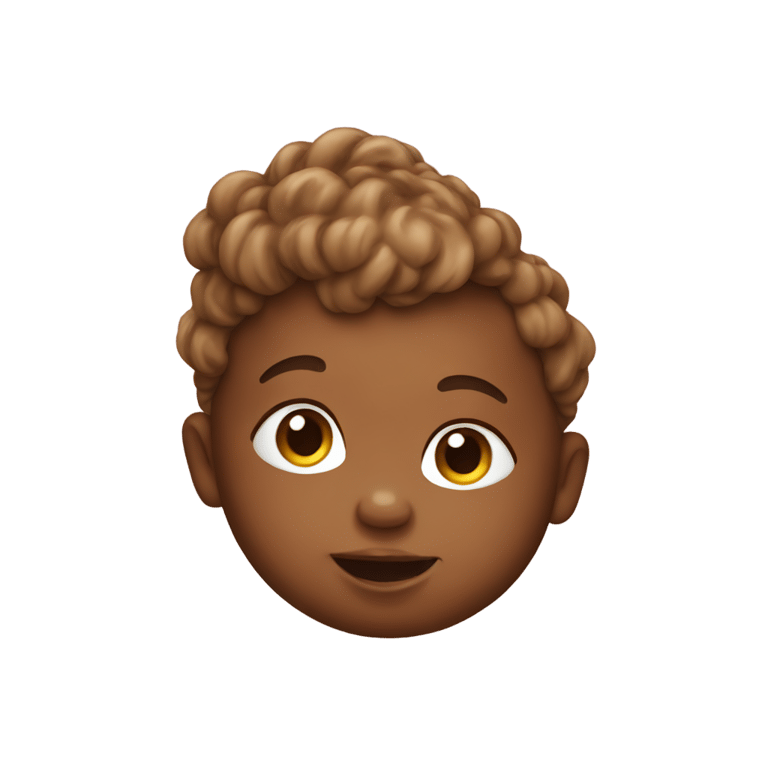 genmoji: baby that is made out of poop