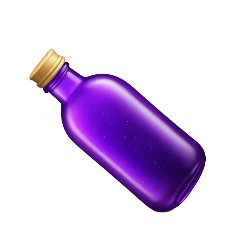 genmoji: Purple sprite bottle