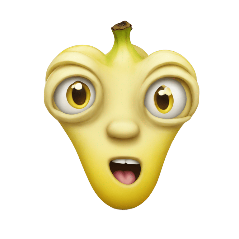 genmoji: An emoji with banana eyes