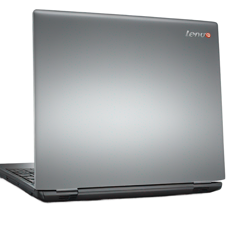 genmoji : Ordinateur portable Lenovo avec écran sombre