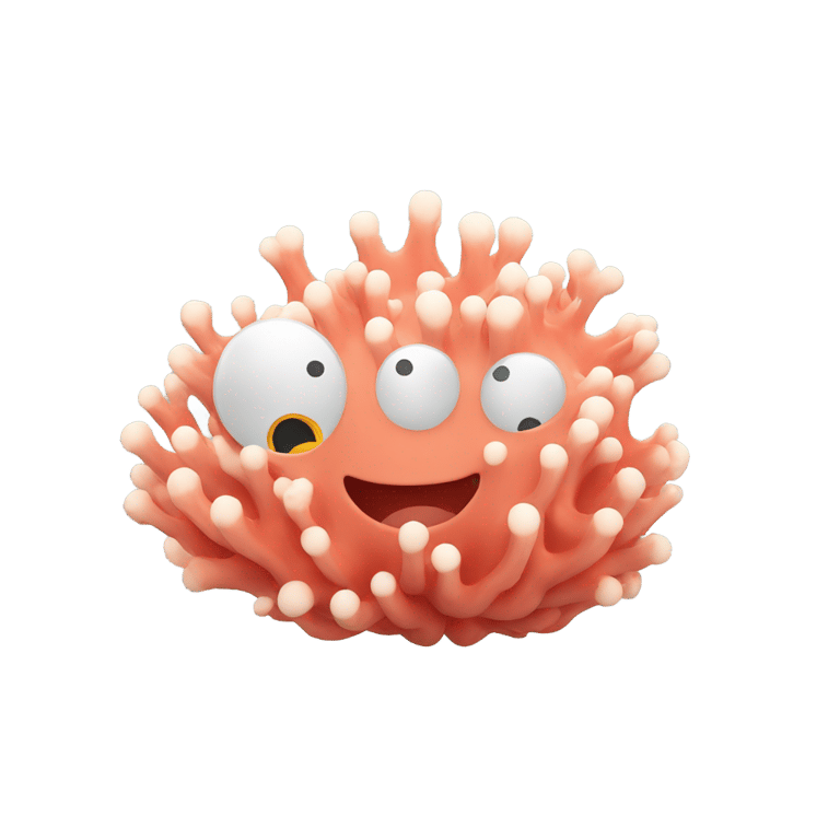 genmoji: make a happy piece of coral