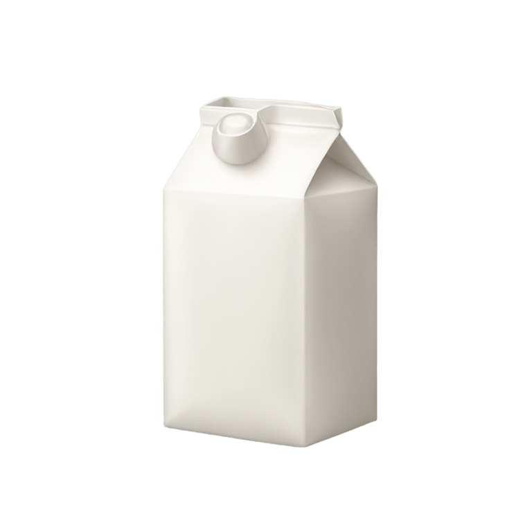 genmoji: A milk carton