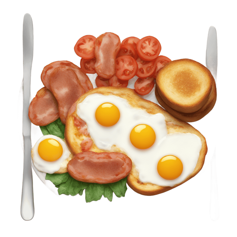 genmoji: Full English breakfast