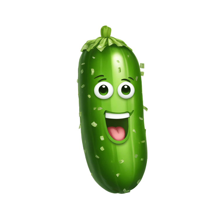 絵文字：Pickle made out of money