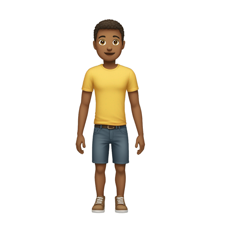 genmoji: Someone with a disproportionate 3rd leg