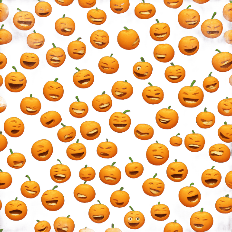 genmoji: Annoying orange