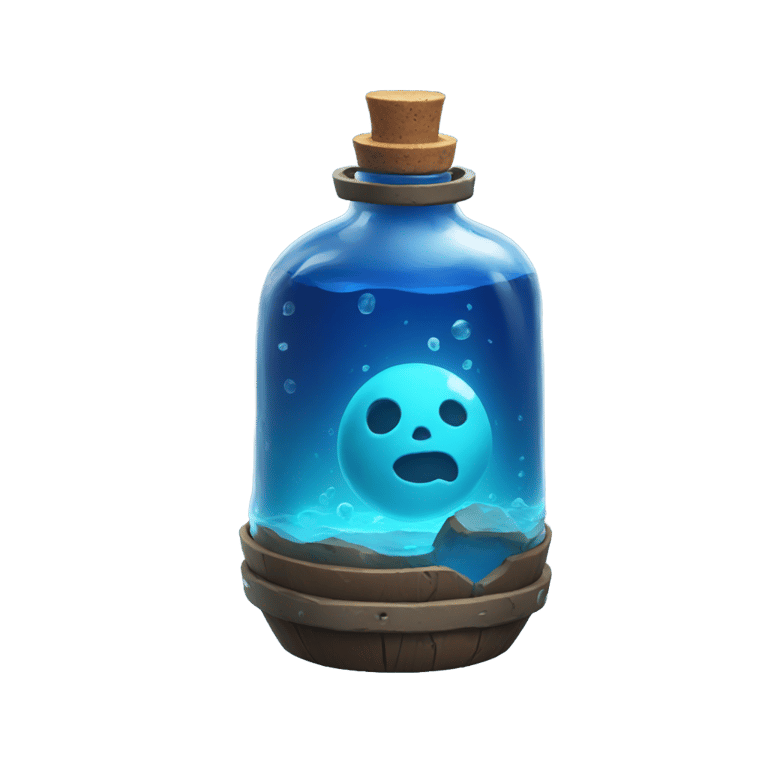 genmoji: Blue Fortnite Mini Potion