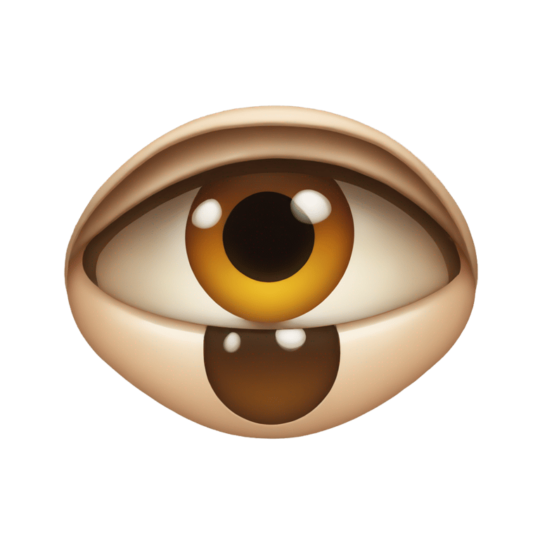 genmoji: Brown eye