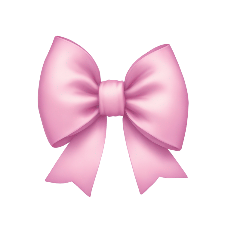 genmoji: A pastel bow