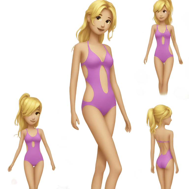 絵文字：Dress swimsuit