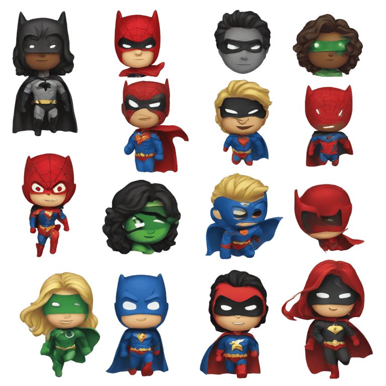 genmoji: superheroes