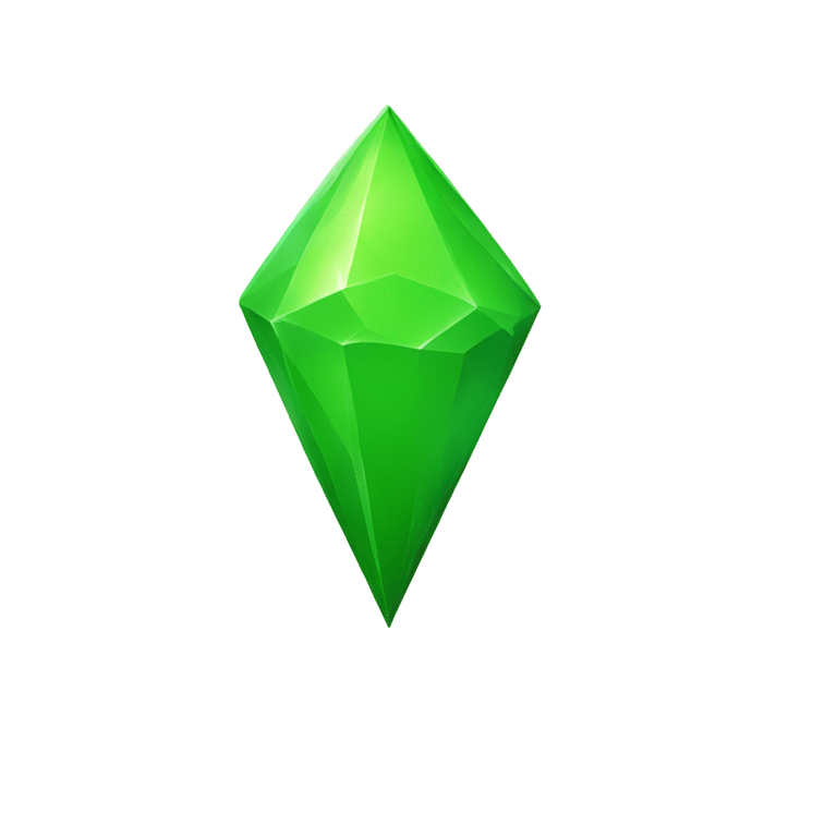 genmoji: Plumbob green