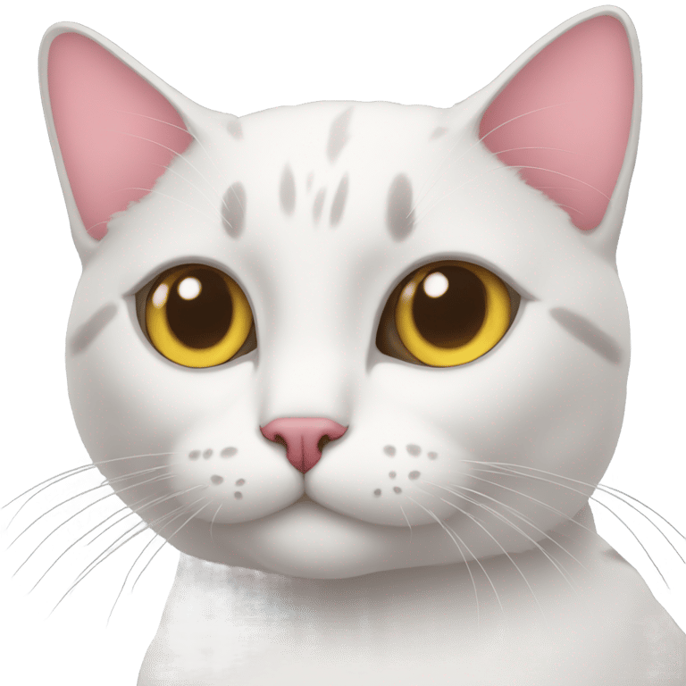 genmoji: A cat with eyes made of hearts