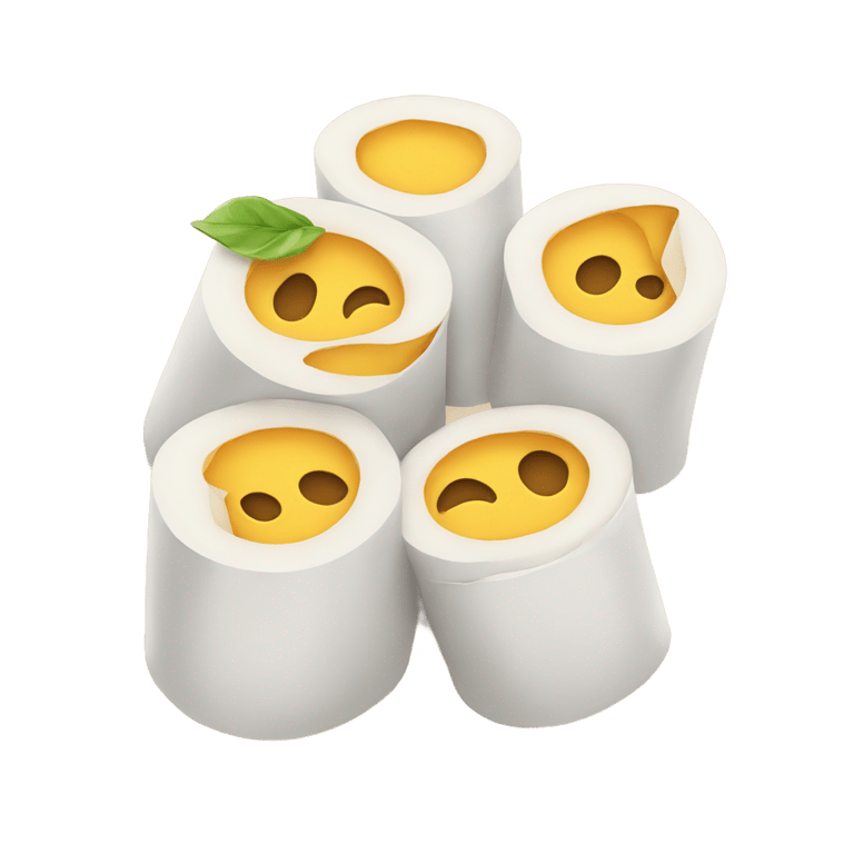 genmoji : Two cute fresh rolls