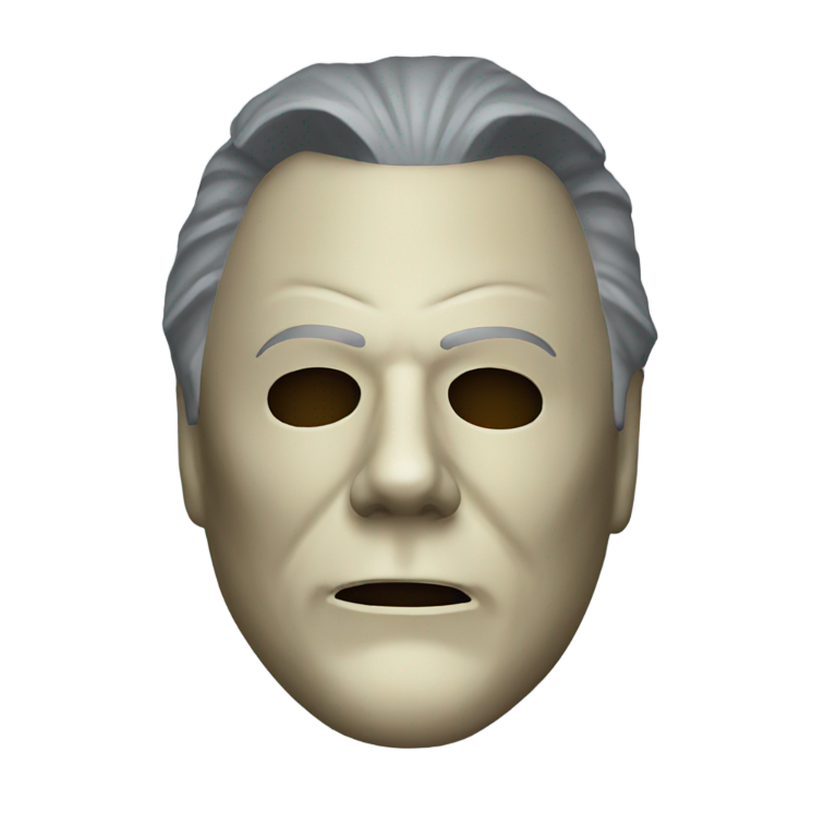 genmoji : Masque de Michael Myers pour Halloween