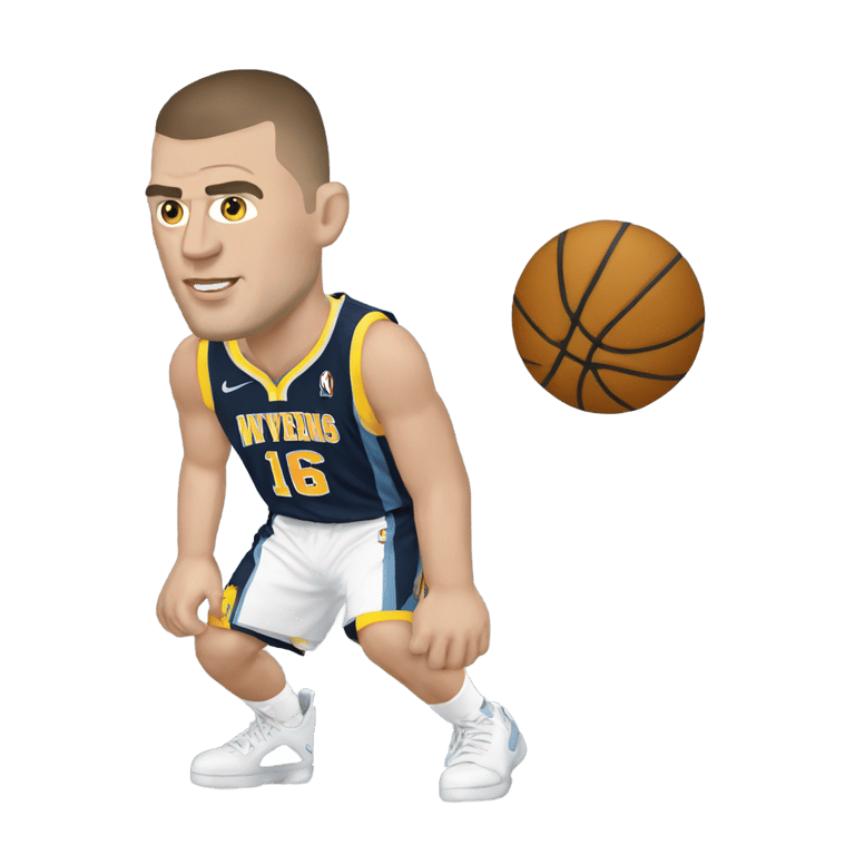 genmoji: Nikola jokic