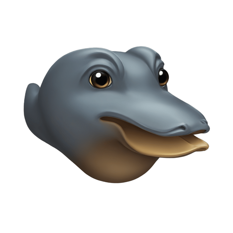 genmoji: duckbill platypus