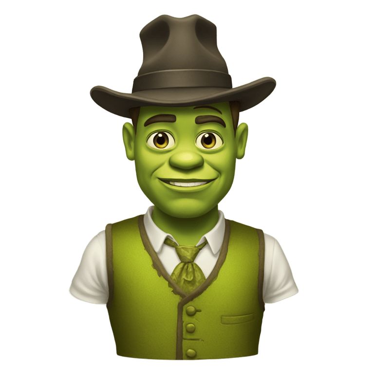 genmoji: Pimp shrek