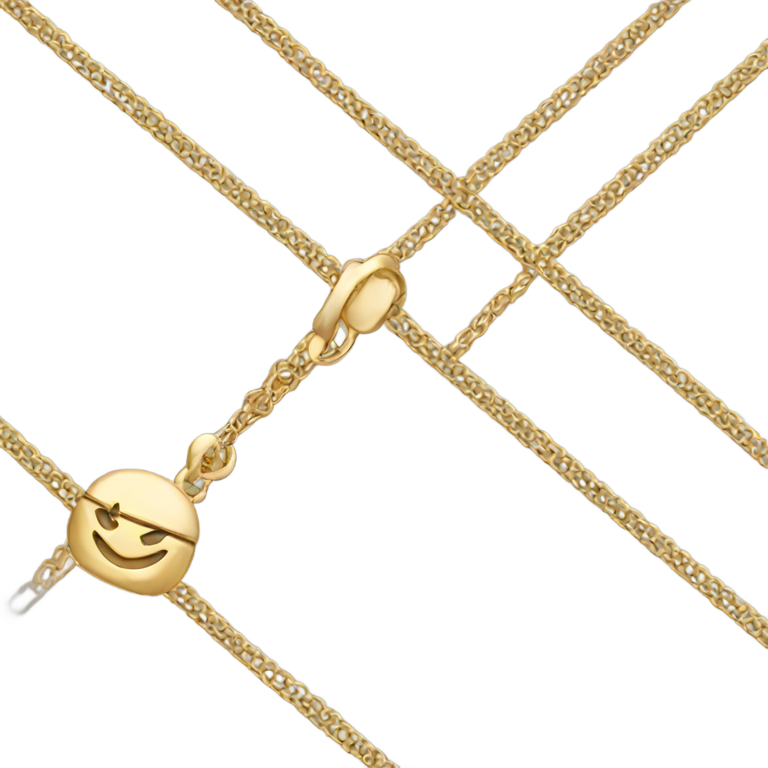 genmoji：金项链 简约