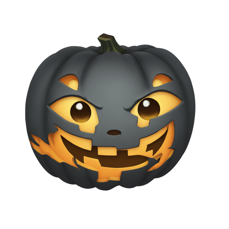 genmoji: happy halloween face