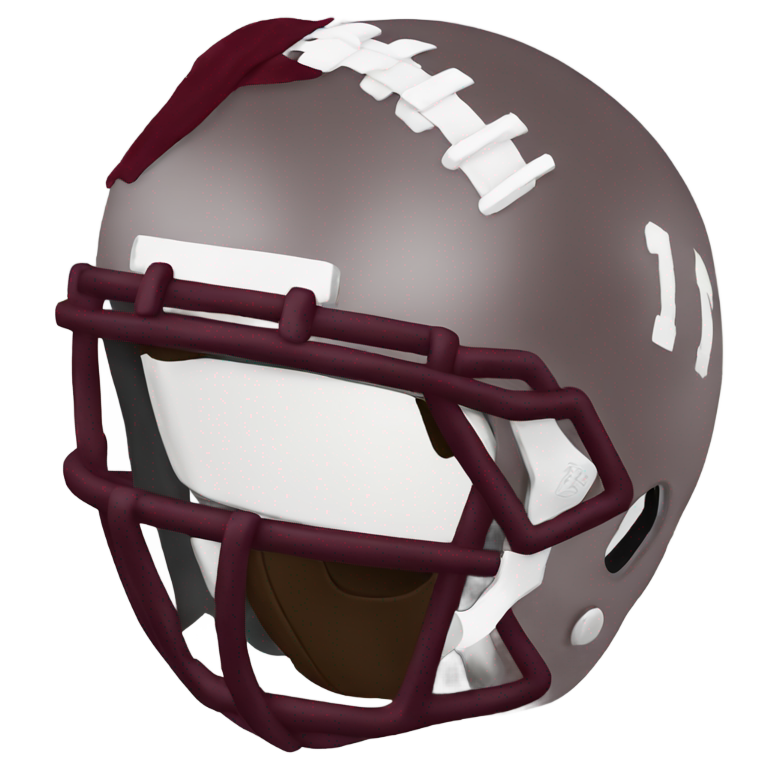 genmoji : Maroon Football