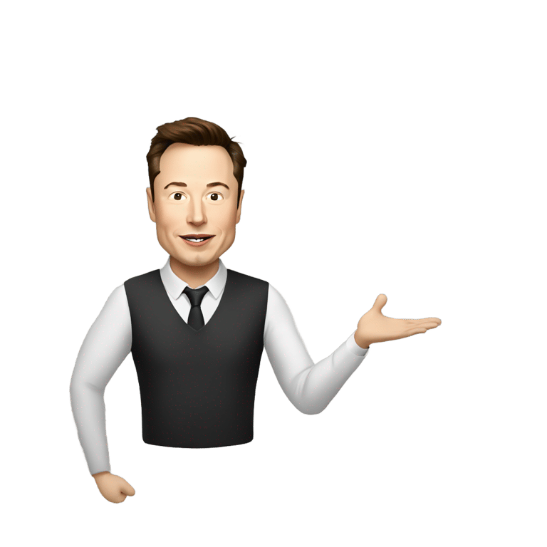 genmoji: Elon Musk