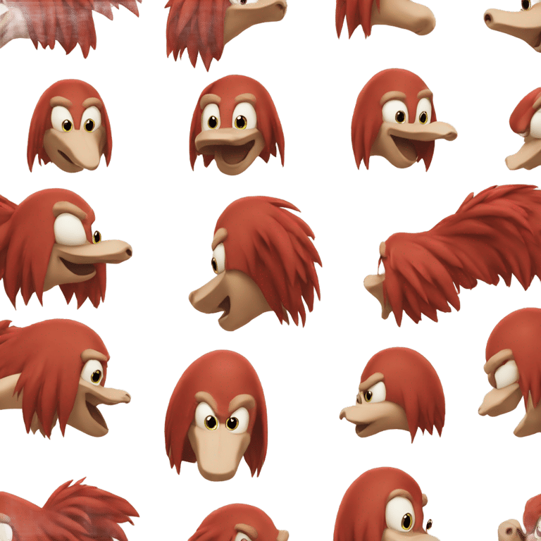 絵文字：Movie Knuckles the echidna