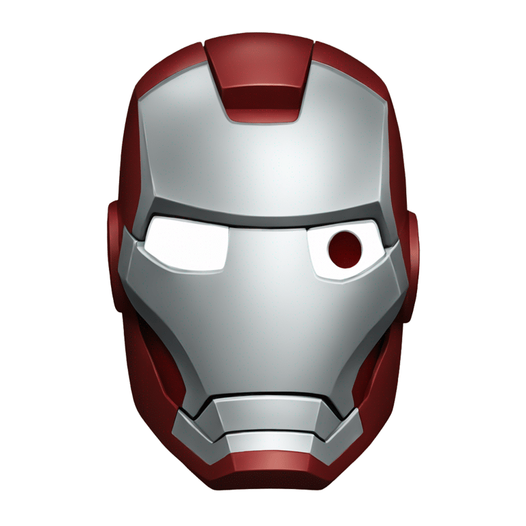 genmoji : Iron Man faisant une grimace drôle