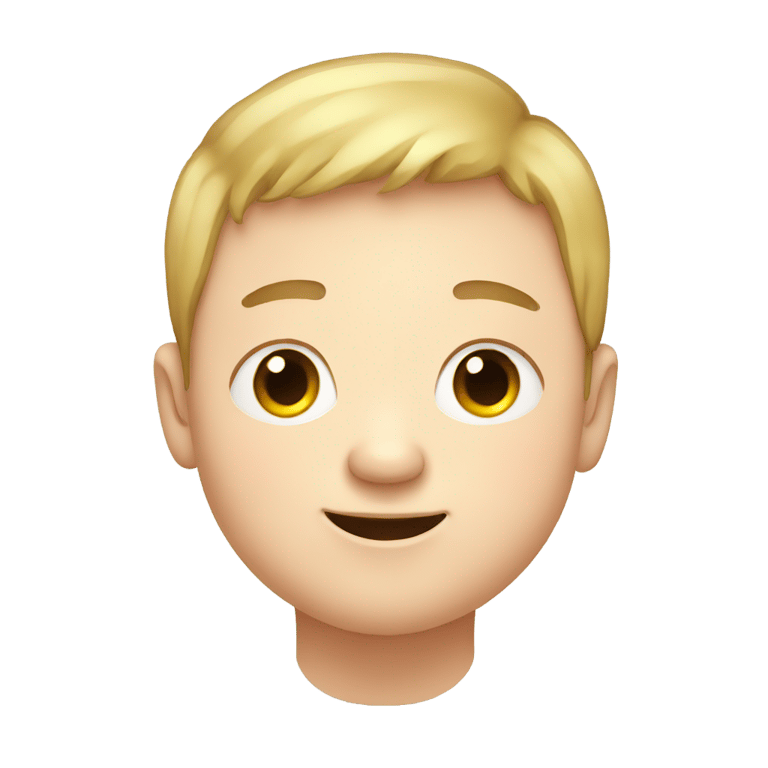 genmoji: guy with down syndrome