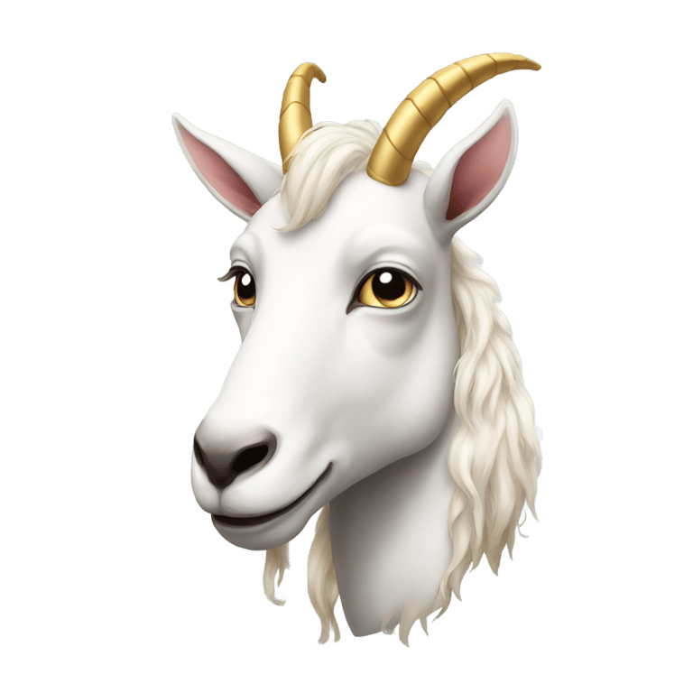 genmoji: A mix between a unicorn and a goat