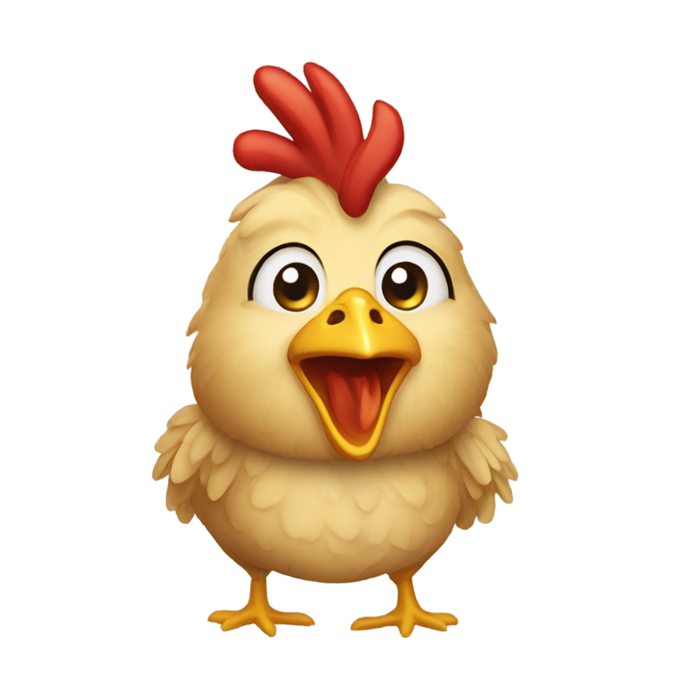 genmoji : blague de poulet