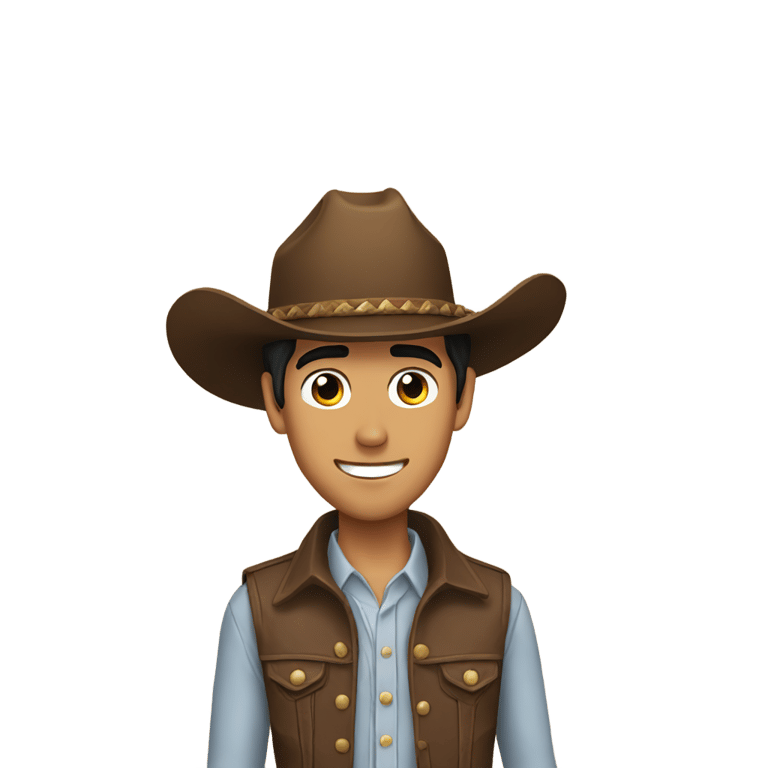 genmoji : Zach King en cow-boy