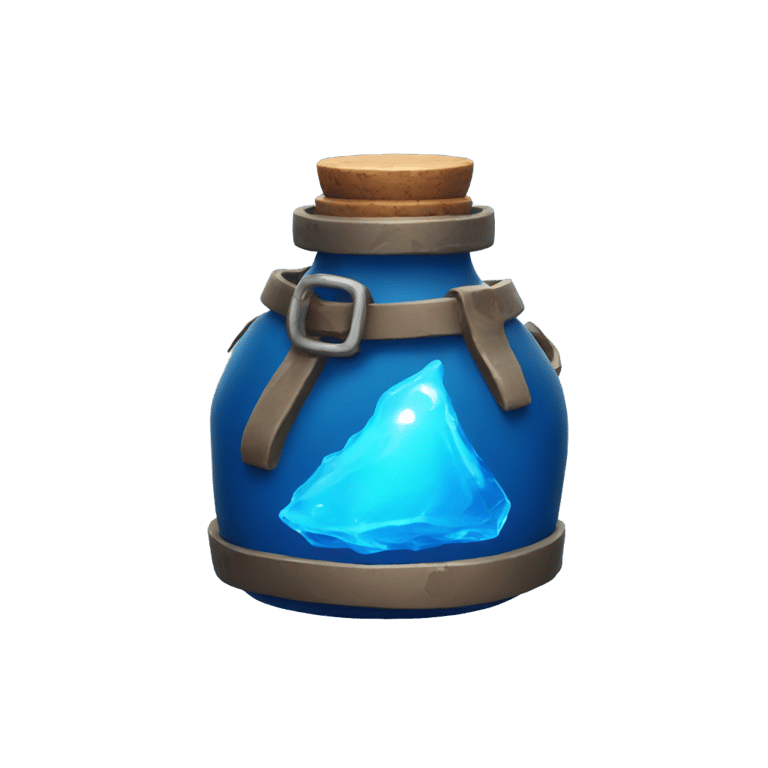 genmoji: Blue Fortnite Mini Potion