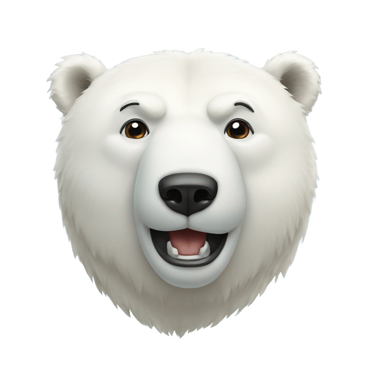 genmoji: polar bear