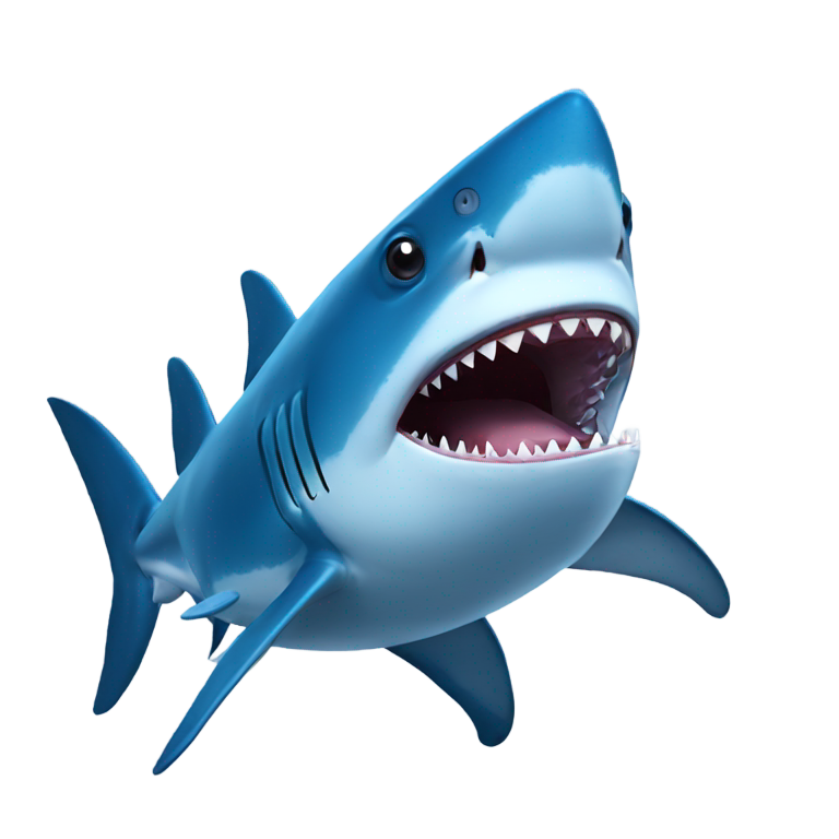 genmoji: Blue Giant Shark