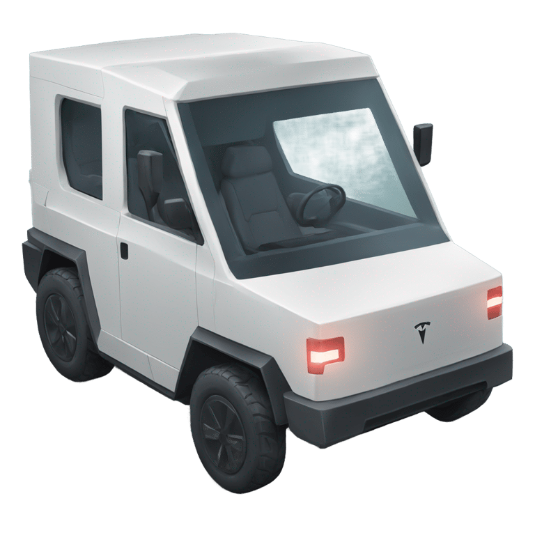 genmoji : tesla cybertruck