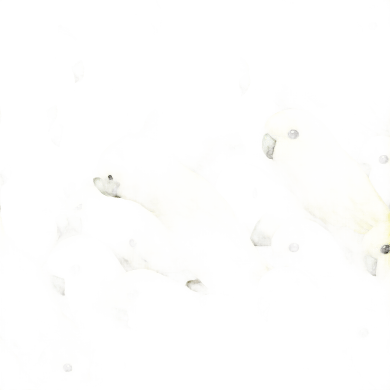 genmoji: A yellow lutino budgie