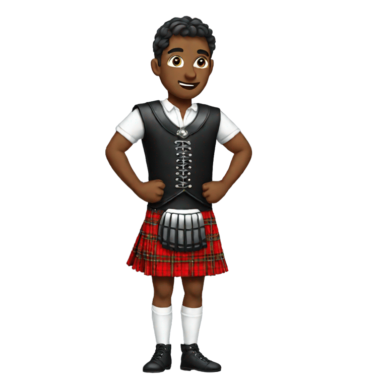 絵文字：dancer in kilt