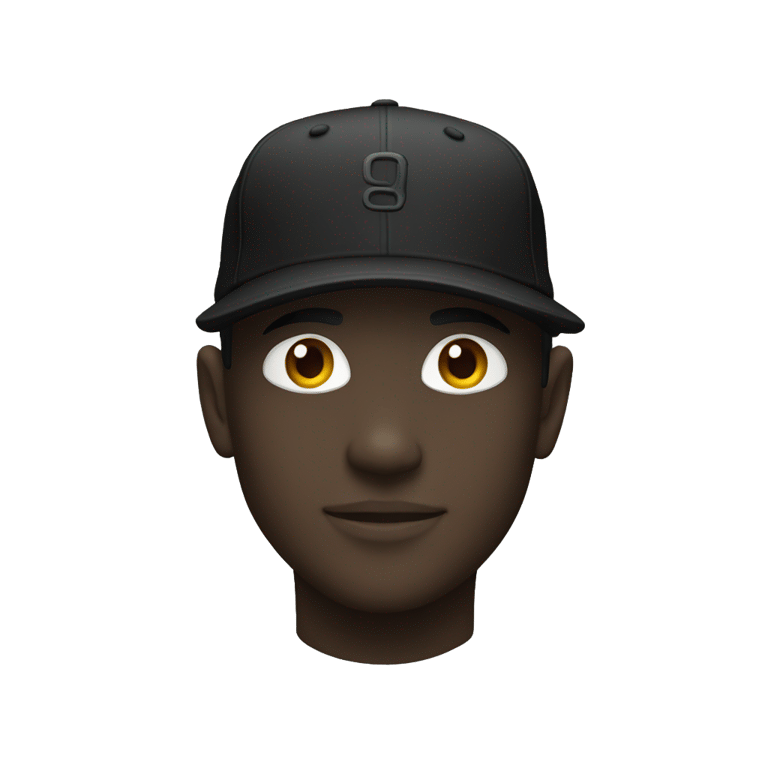 genmoji: A cap black color