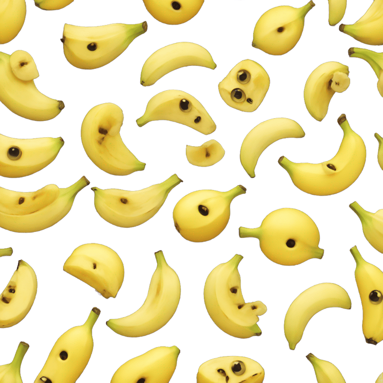 genmoji: Smiling Face with banana eyes