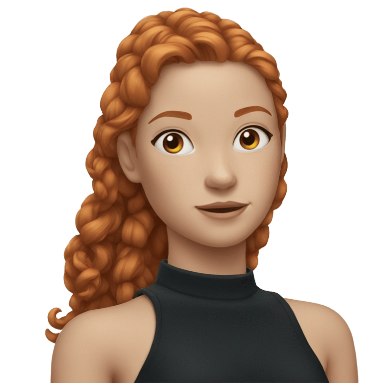 genmoji: ginger girl