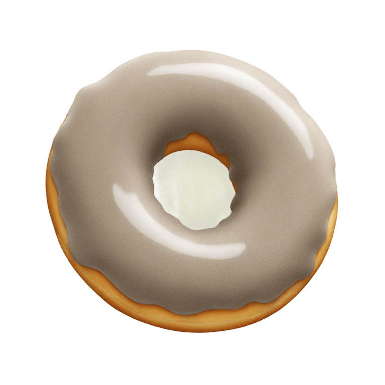 genmoji: Stone donut