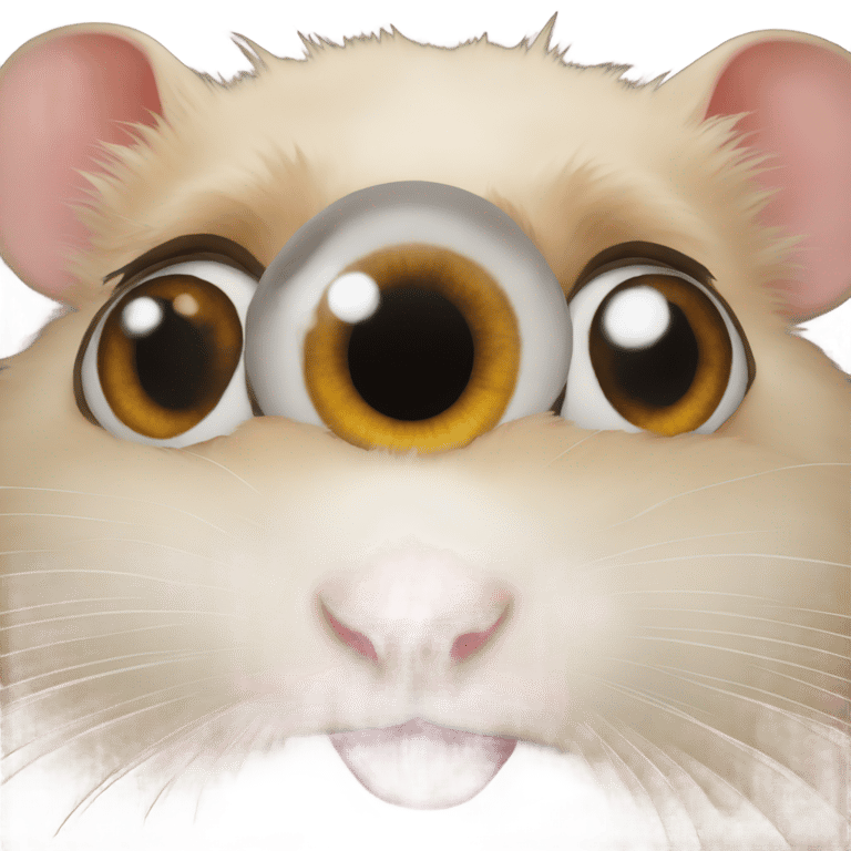 genmoji: Hamster eye