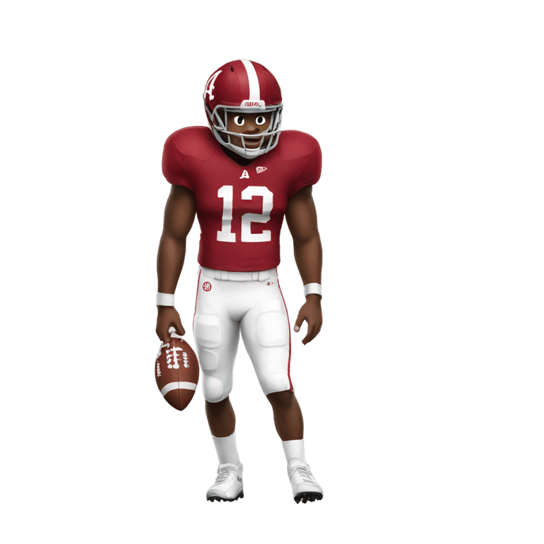 genmoji: Alabama football player