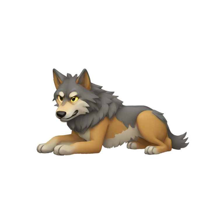 genmoji : Roi loup