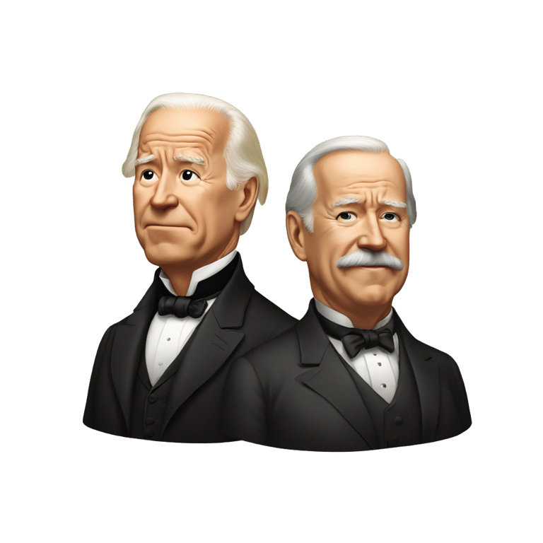 genmoji: Joe Biden and Grover Cleveland