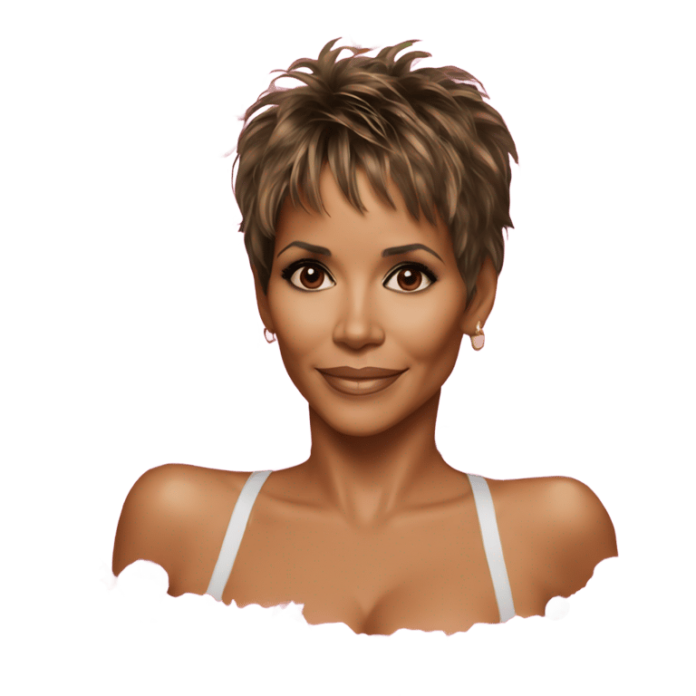 genmoji: halle berry and berries